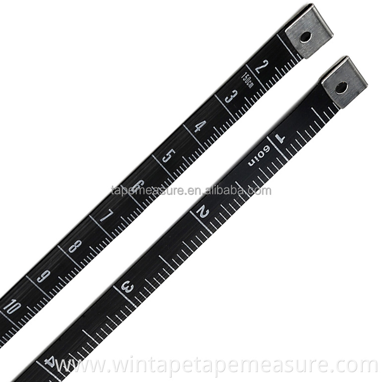 Tailor Cloth Children Height Measure Length Ruler High Quality Fashionable Design Black